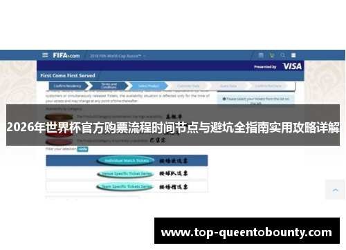 2026年世界杯官方购票流程时间节点与避坑全指南实用攻略详解